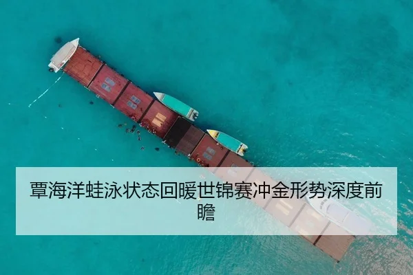 覃海洋蛙泳状态回暖世锦赛冲金形势深度前瞻